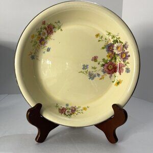 OVEN SERVE ~ 9" PIE PLATE  Floral Vintage